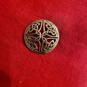 Celtic pin sterling silver